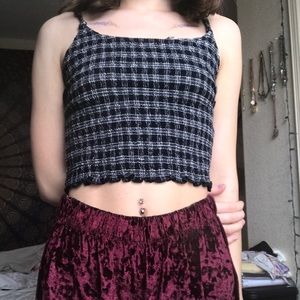 Plaid tank top from hollister